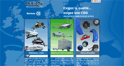 Desktop Screenshot of cbs-remorques.fr