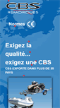 Mobile Screenshot of cbs-remorques.fr