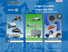 Tablet Screenshot of cbs-remorques.fr